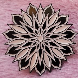 Psychedelic Mandala Enamel Pin